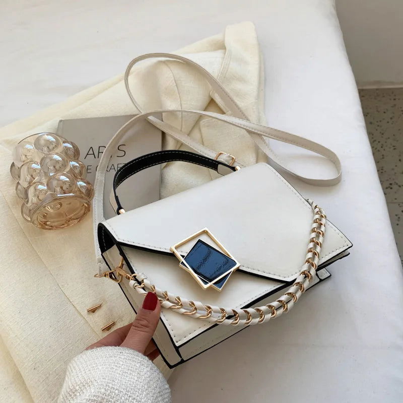 Bolso con rombo Blanco