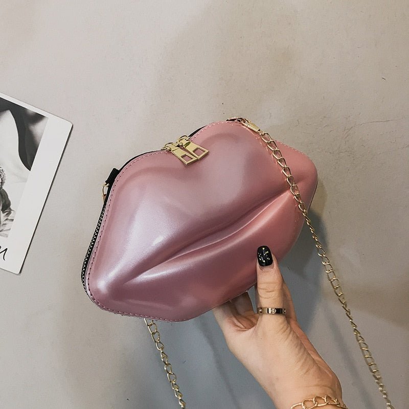 Bolso de labios Rosa