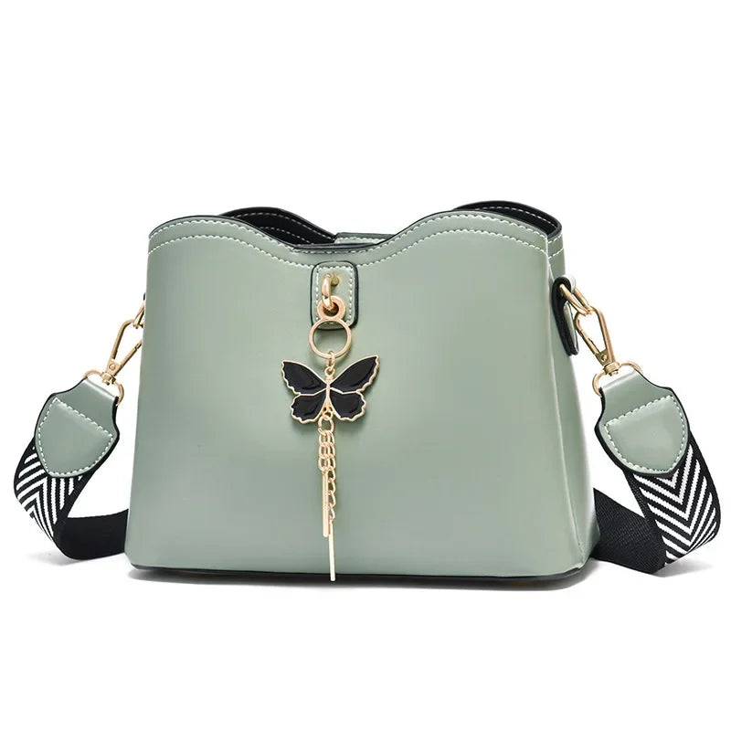 Bolso de mano mariposa Verde 23cmx18cmx11cm