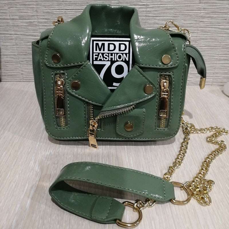 Bolso estilo chaqueta Verde militar