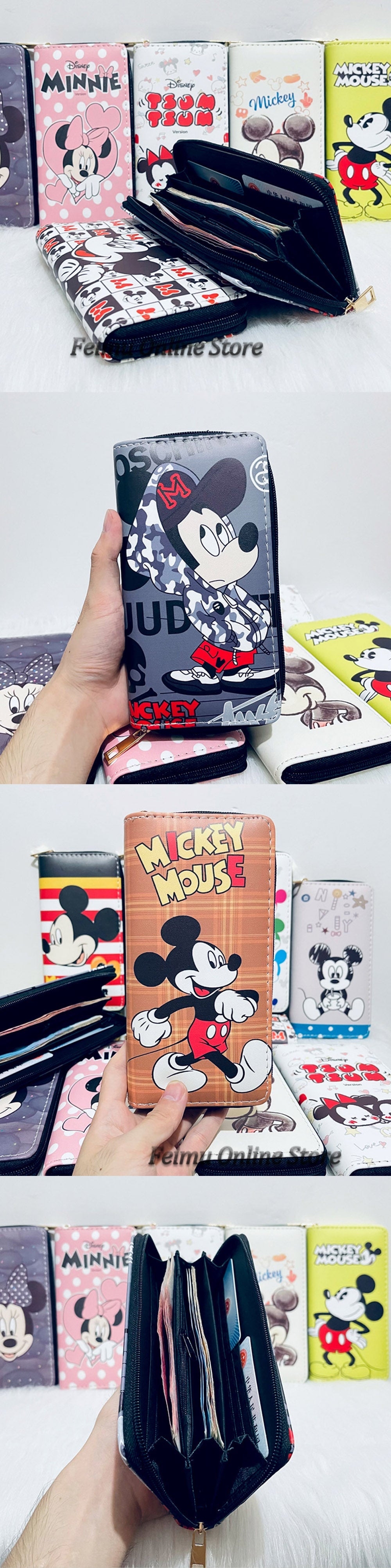 Cartera larga Mickey