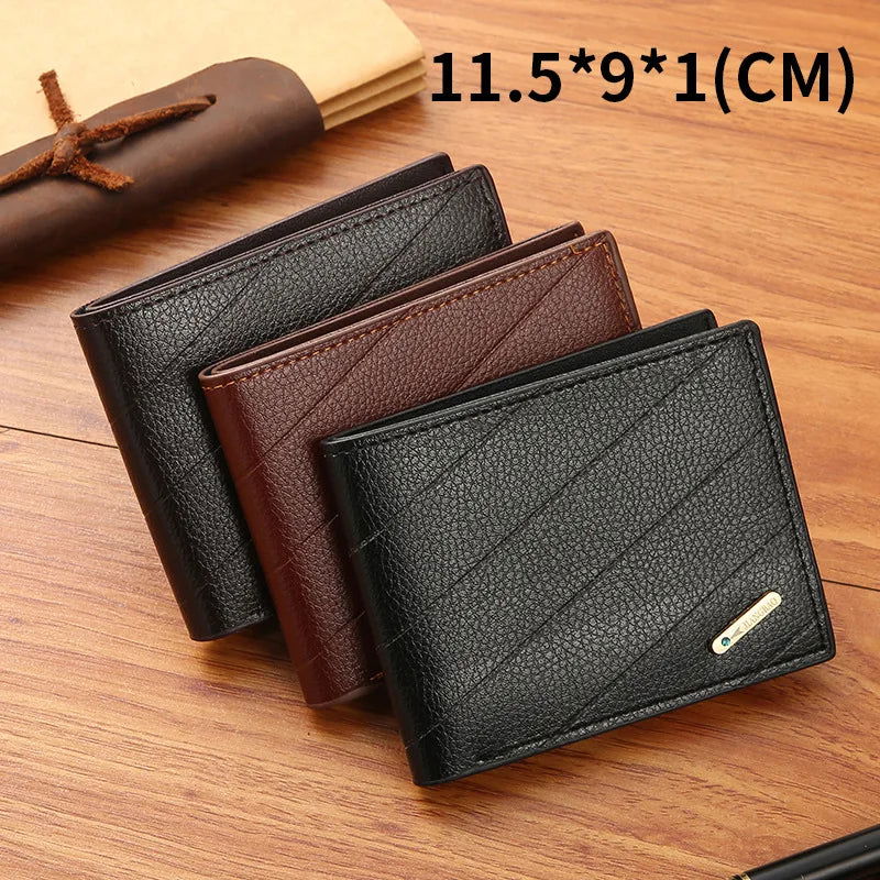 Cartera rayada para hombre