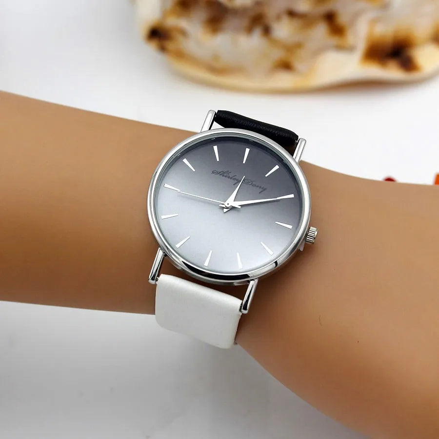 Reloj para mujer doble color Negro y blanco