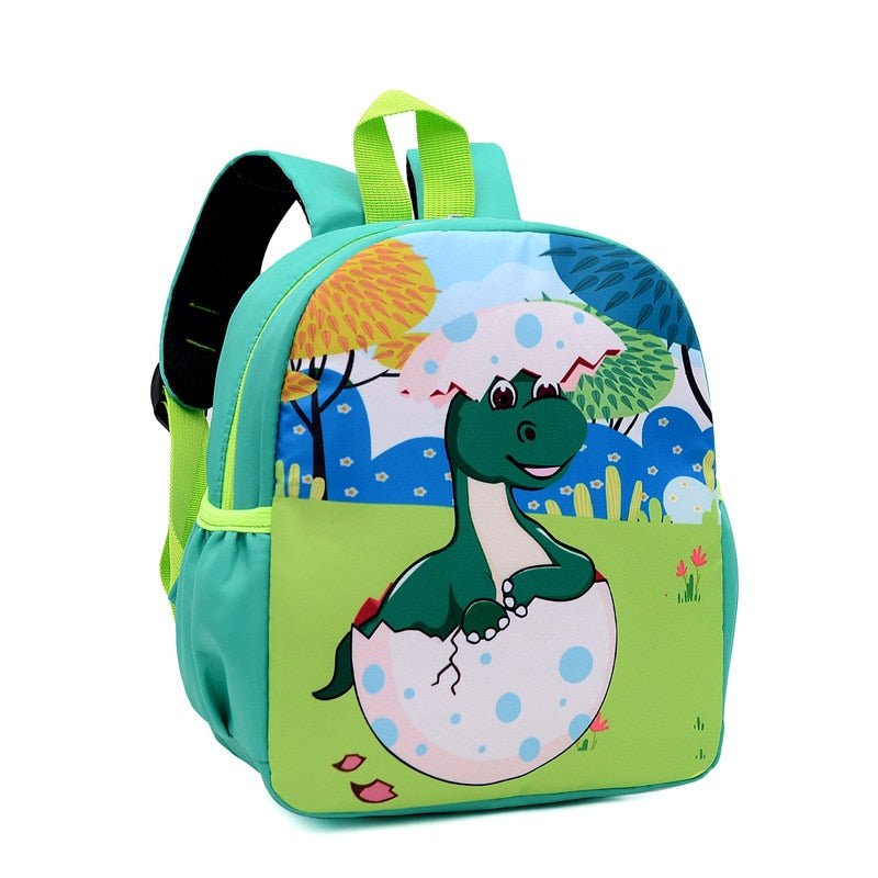 Mochila para niños Dinosaurio verde