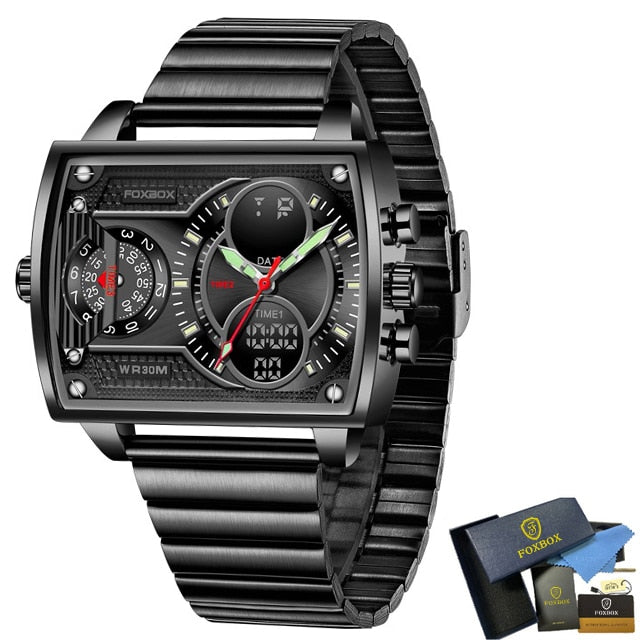 Reloj digital deportivo Todos los negros