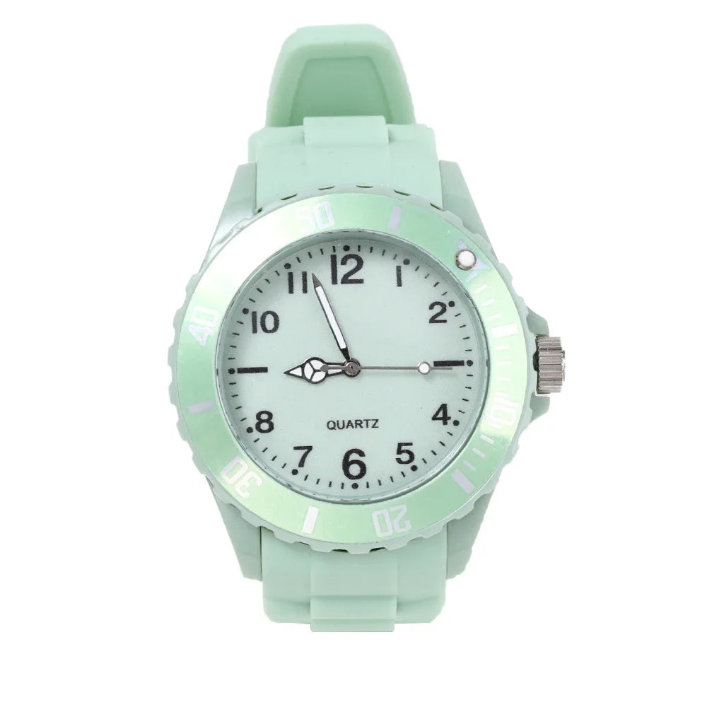 Reloj de silicona Verde