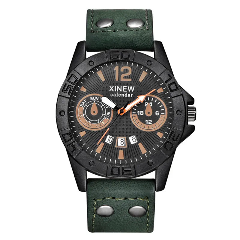 Reloj deportivo para hombre Verde y caqui