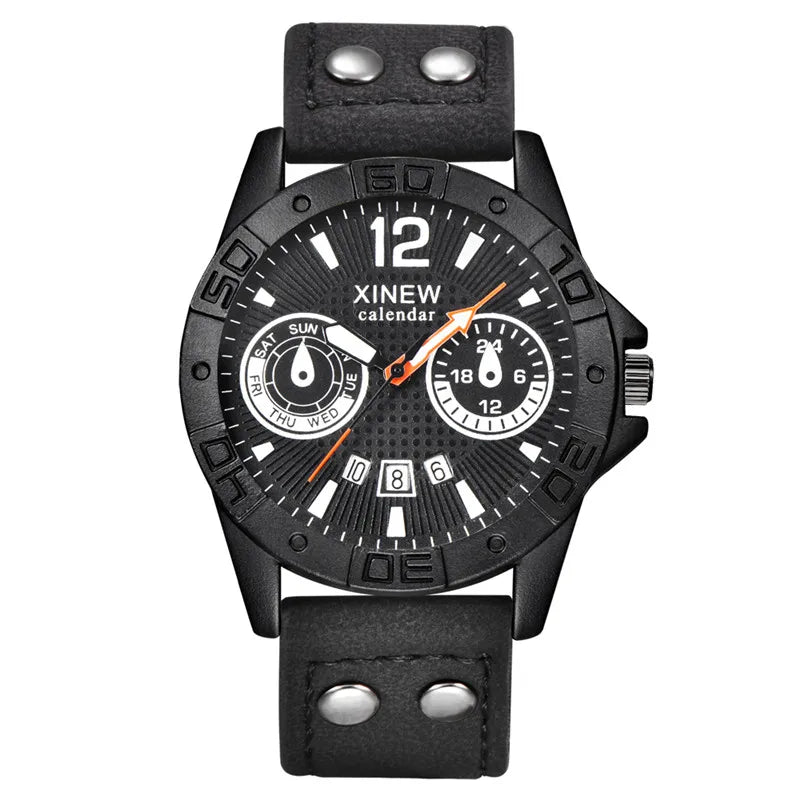 Reloj deportivo para hombre Negro y blanco