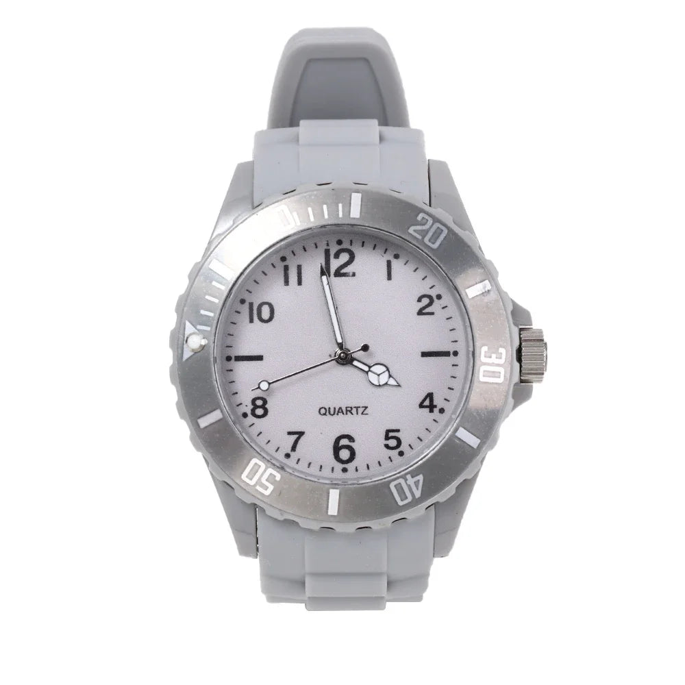 Reloj de silicona Gris