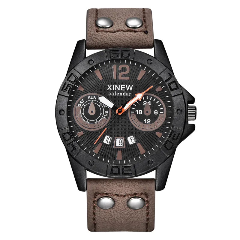 Reloj deportivo para hombre Café 2