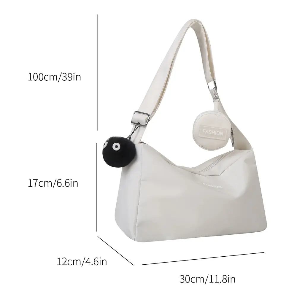 Bolso informal con cremallera