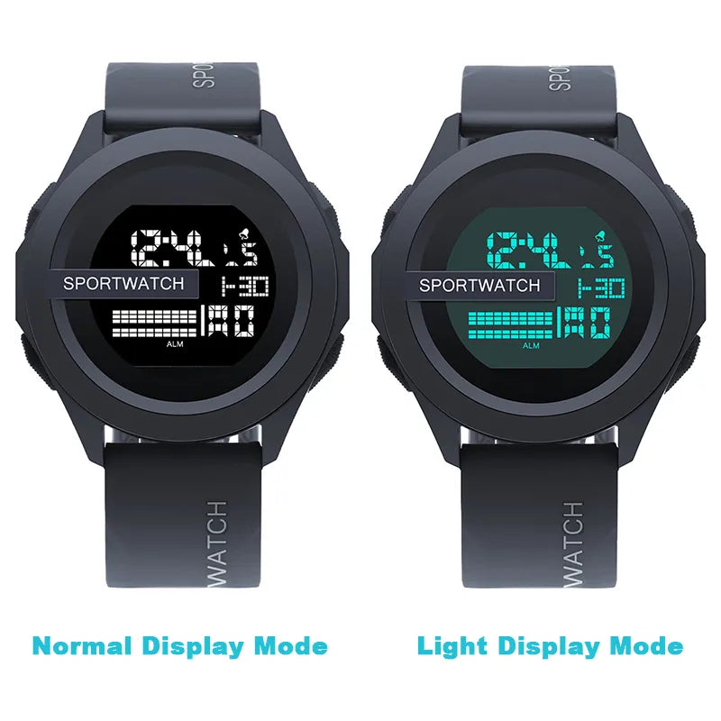 Reloj digital LED multifunción