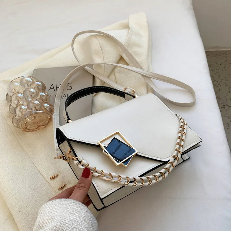 Bolso con rombo Blanco