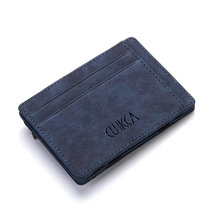 Cartera ultra fina para hombre Azul