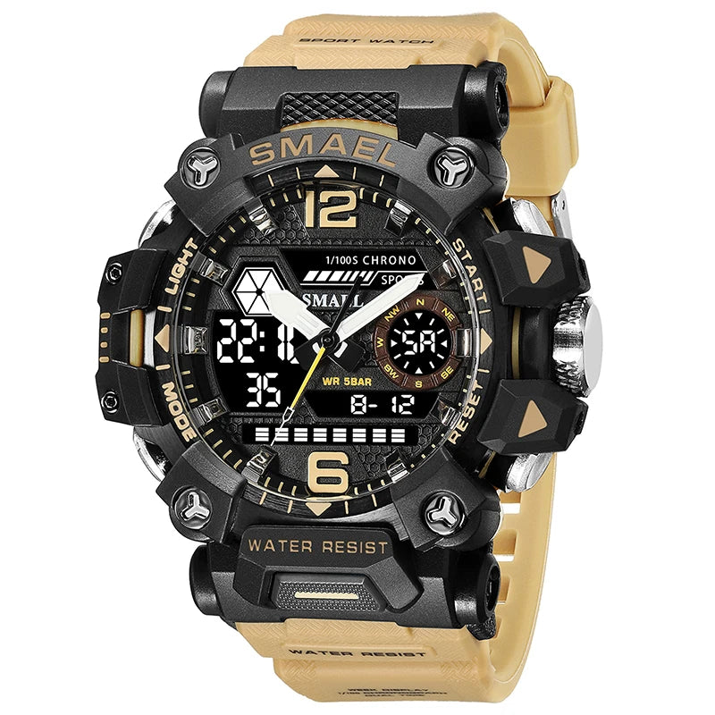 Reloj militar deportivo Caqui