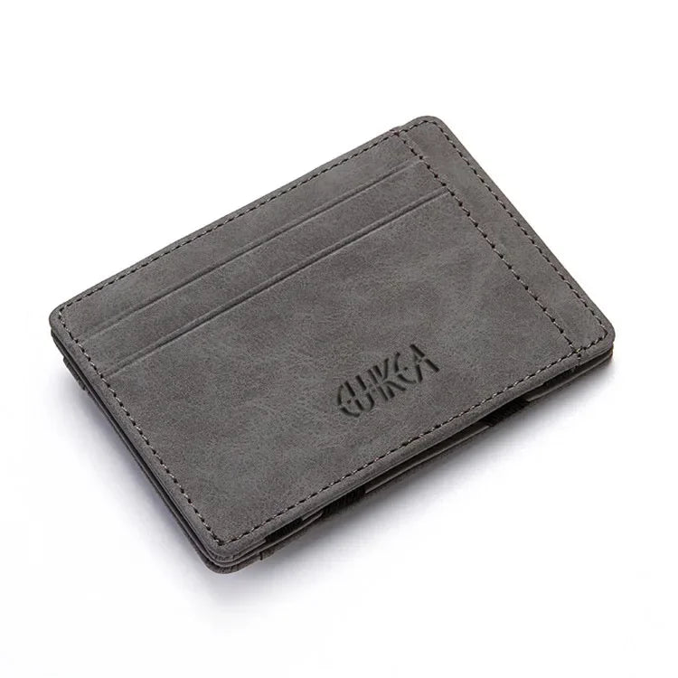 Cartera ultra fina para hombre Gris