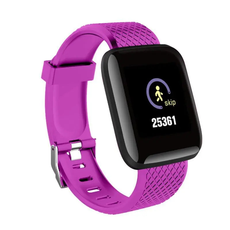 Reloj inteligente por Bluetooth Morado 116Plus