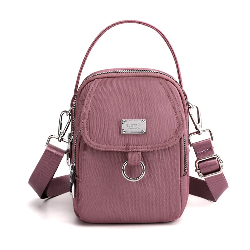 Bolso de tela Morado