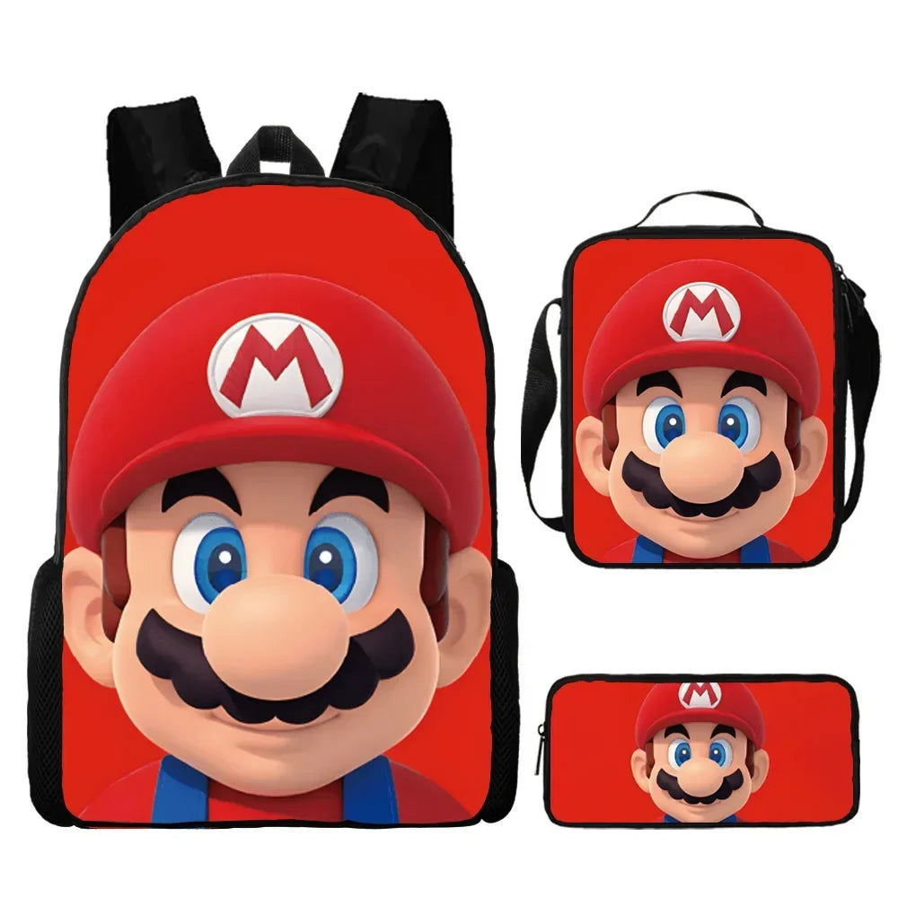 Mochila 3PC-Set 3D Mario Bros 3PC--02