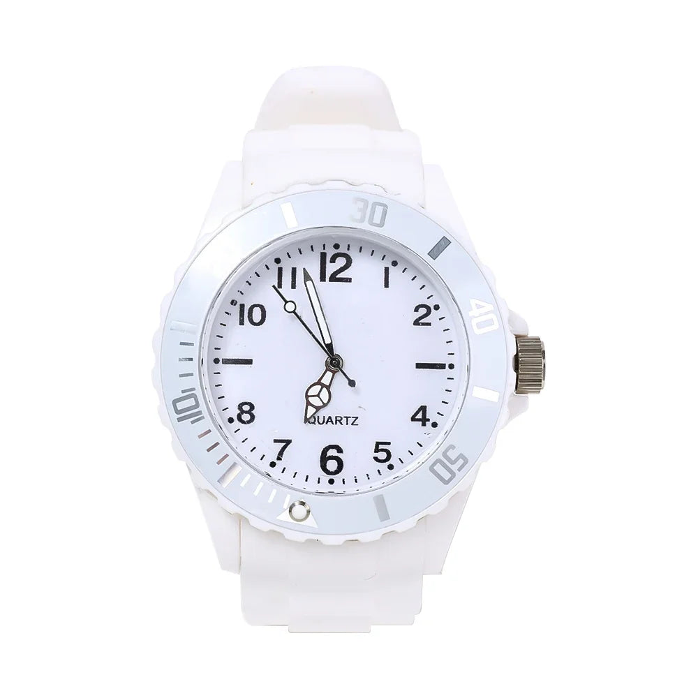 Reloj de silicona Blanco