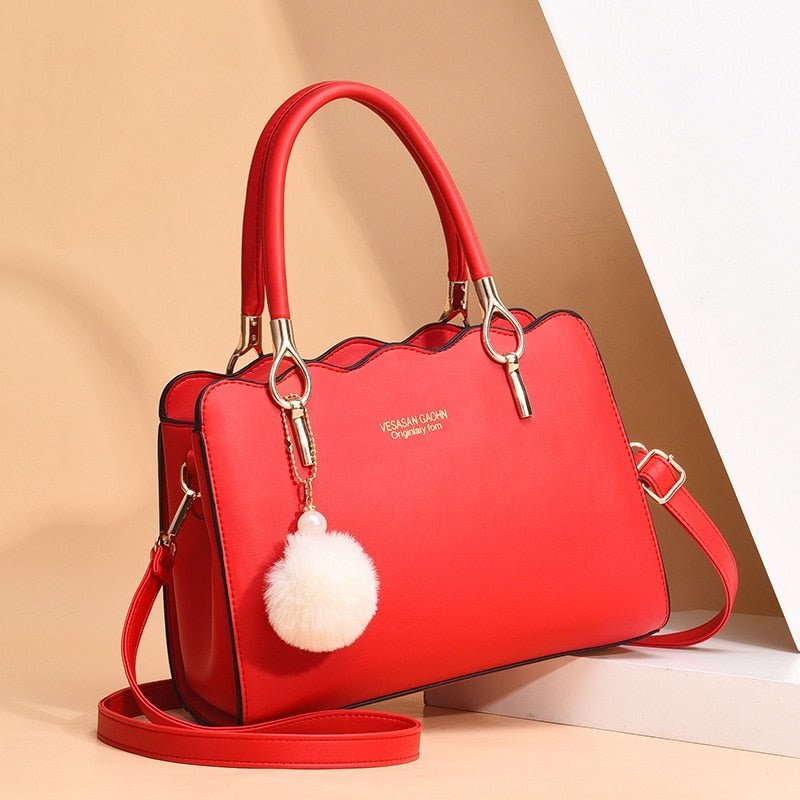 Bolso con bola Rojo 27.5cm