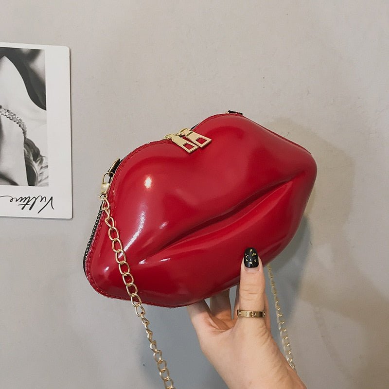 Bolso de labios Rojo