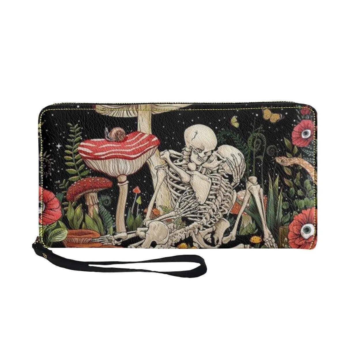 Cartera larga de calavera KBB1750F66