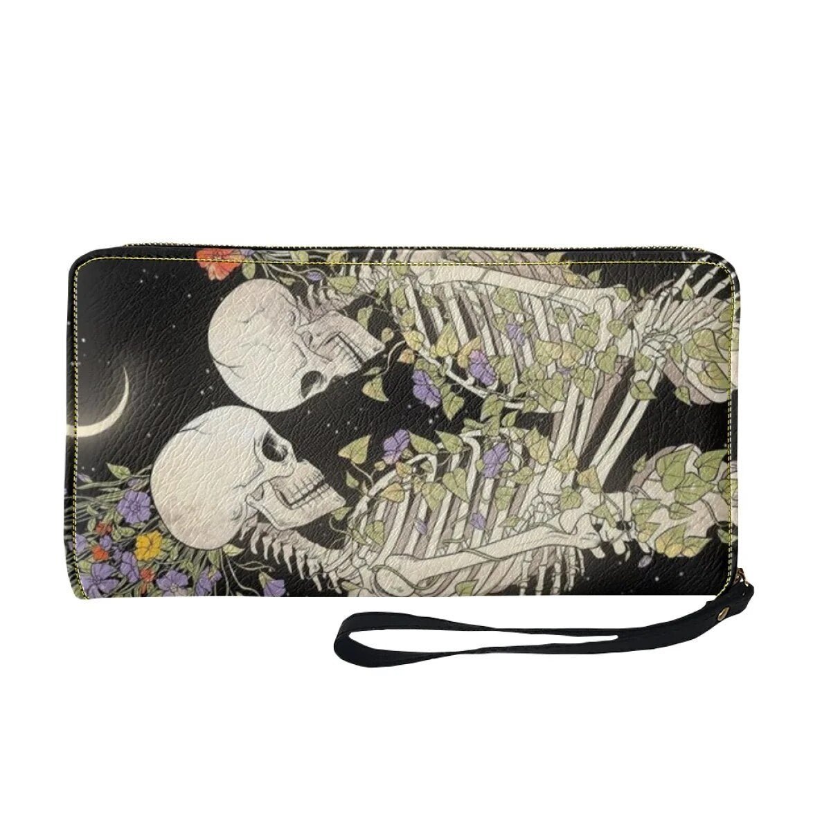 Cartera larga de calavera KBB1752F66