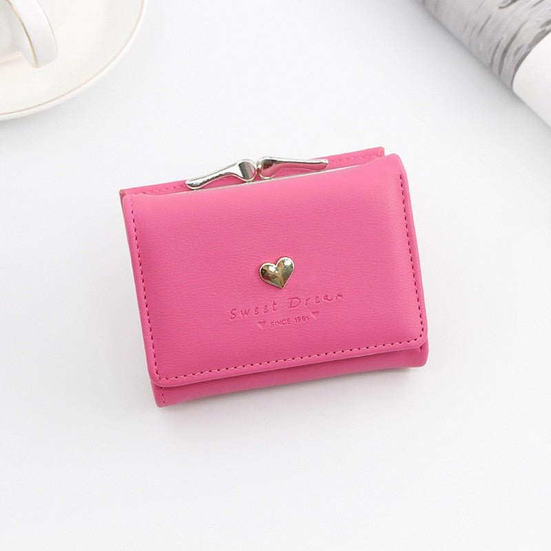 Cartera pequeña suave T411 Rosa