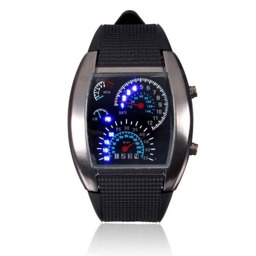 Reloj de pulsera unisex Negro