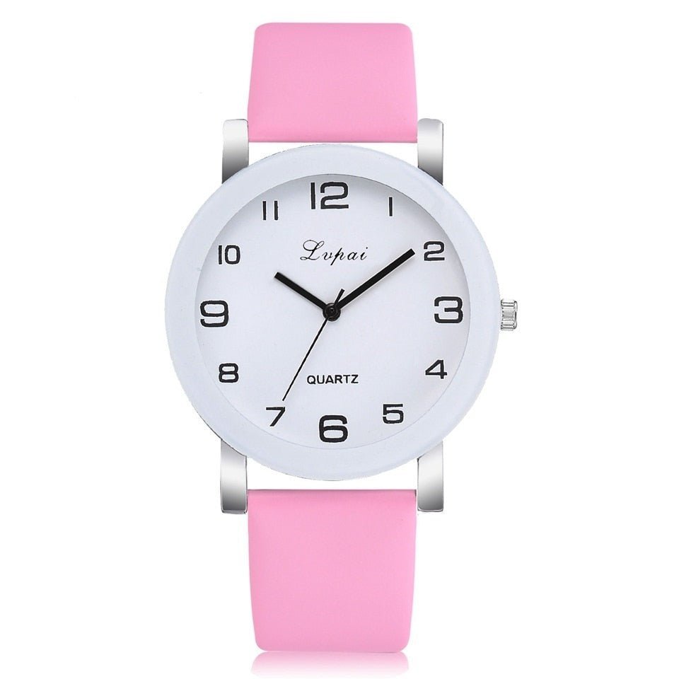 Reloj sencillo para mujer Rosa claro