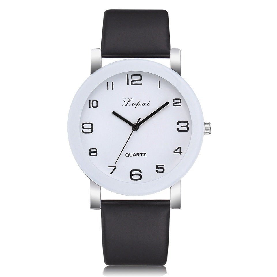 Reloj sencillo para mujer Negro