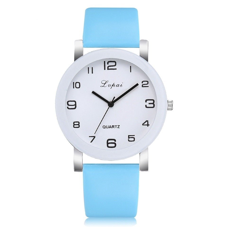 Reloj sencillo para mujer Azul claro